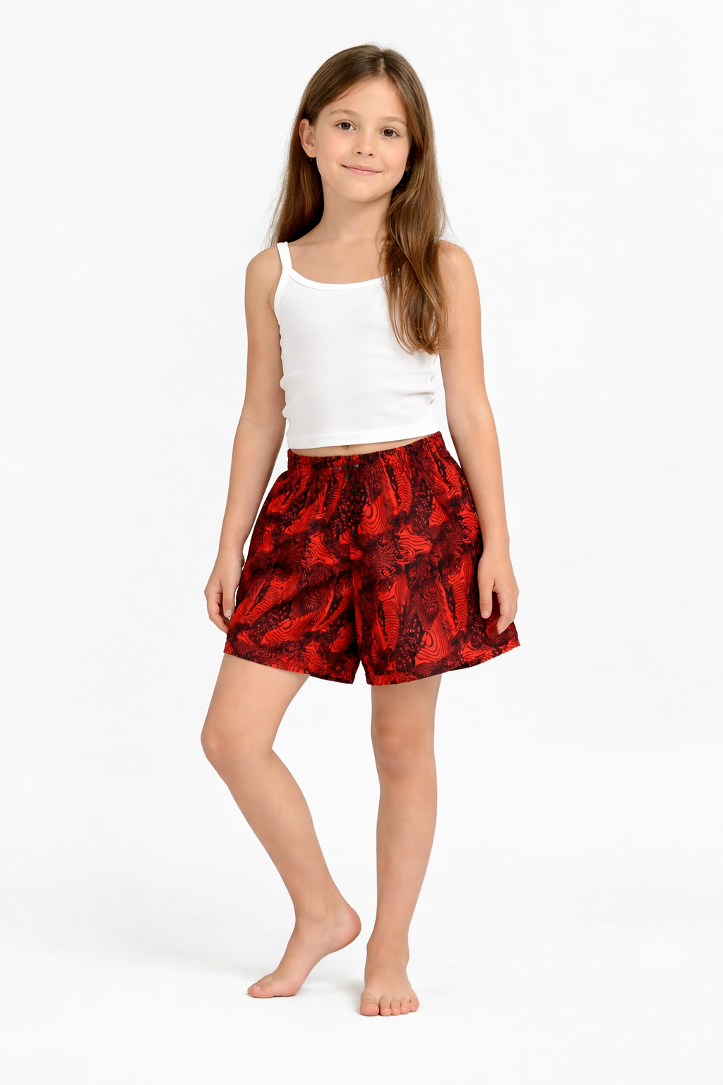 SHORT DE NIÑA ESTAMPADO