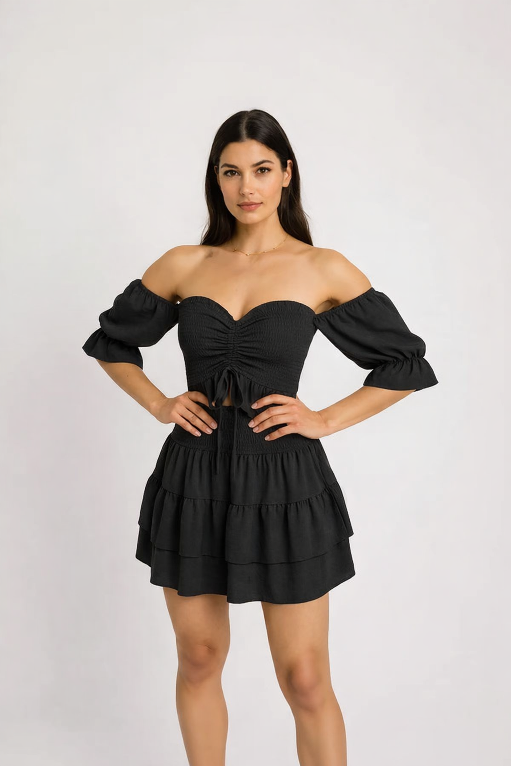 CONJUNTO CHALYS LISO C/ BOLADOS Y ENGOMADOS TU