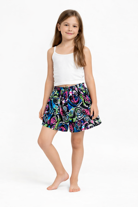 SHORT DE NIÑA ESTAMPADO